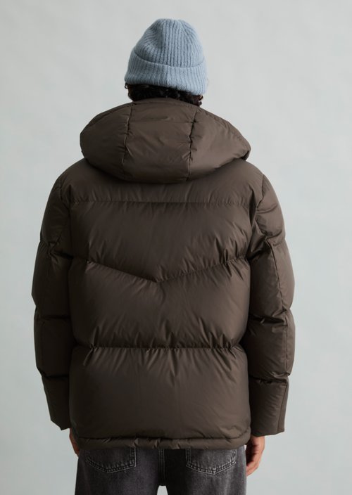 Regular-Fit Down Jacket — Chocolate Fudge
