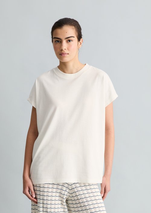 DfC T-shirt oversized — Silky White