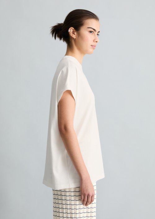 DfC T-shirt oversized — Silky White