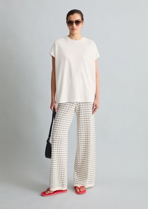 DfC T-shirt oversized — Silky White