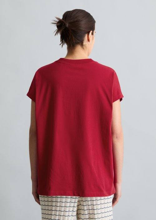 DfC T-shirt oversized — Vivid Cherry