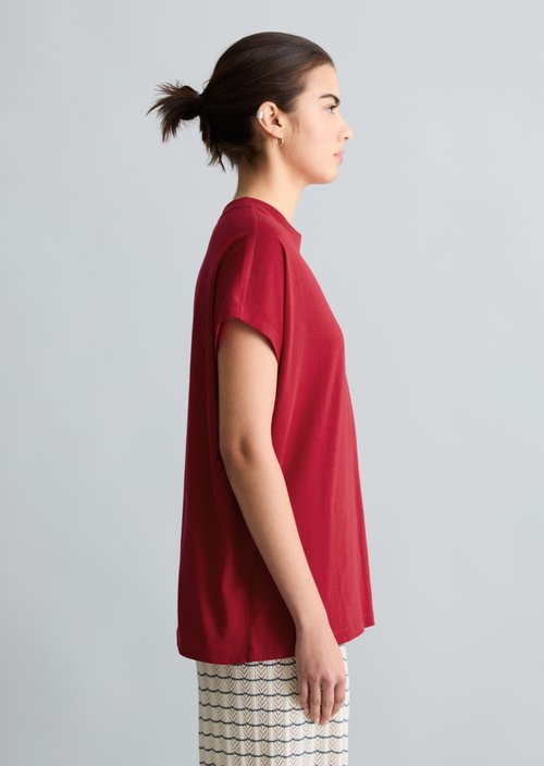 DfC T-shirt oversized — Vivid Cherry