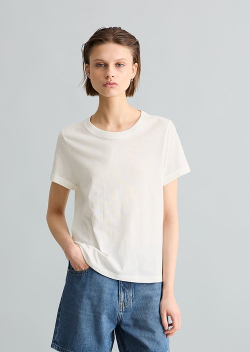 Relaxed T-shirt — Silky White