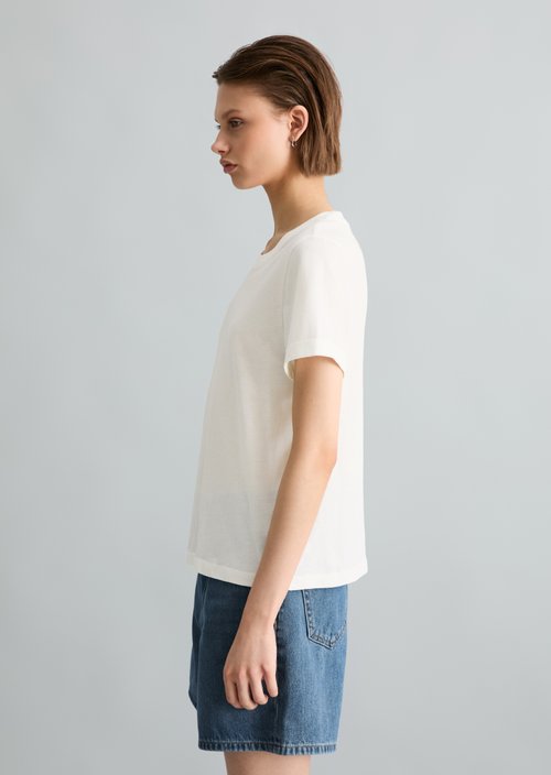 Relaxed T-shirt — Silky White