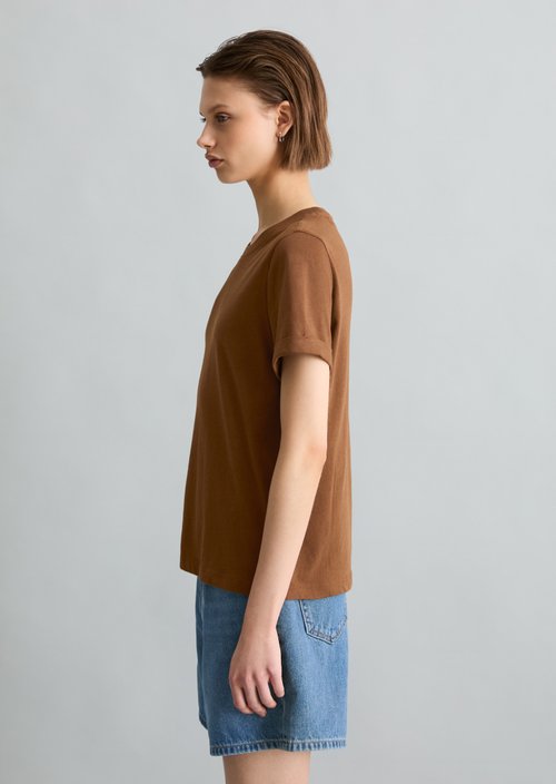 Relaxed T-shirt — Umbra Brown