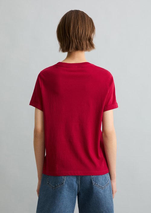 Relaxed T-shirt — Vivid Cherry