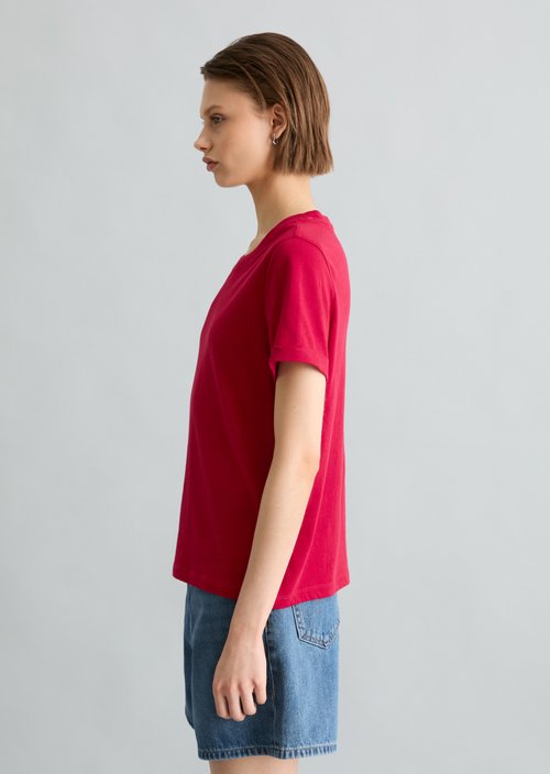 Relaxed T-shirt — Vivid Cherry