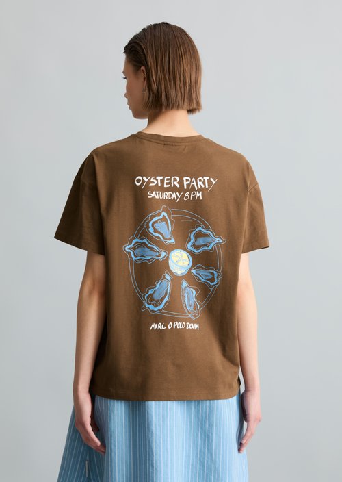 Relaxed-fit T-shirt — Umbra Brown