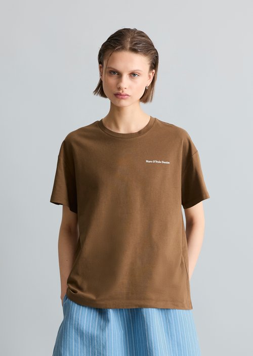 Relaxed-fit T-shirt — Umbra Brown