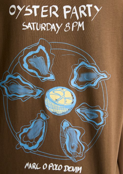 Relaxed-fit T-shirt — Umbra Brown