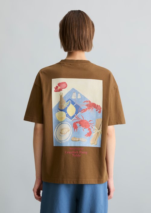 Relaxed-fit T-shirt — Umbra Brown