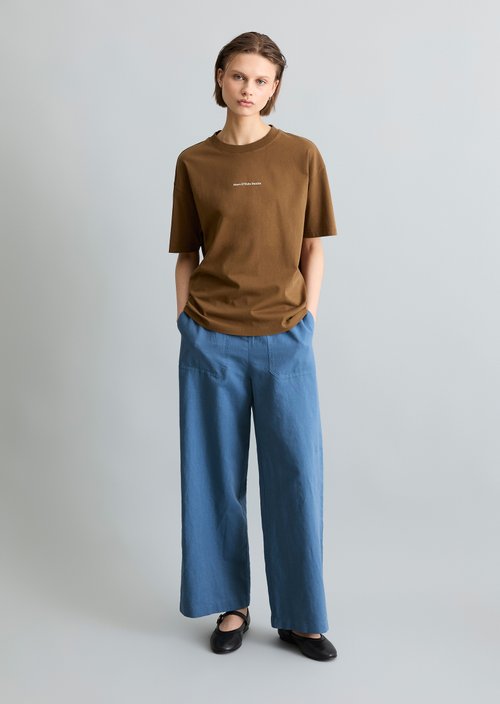 Relaxed-fit T-shirt — Umbra Brown