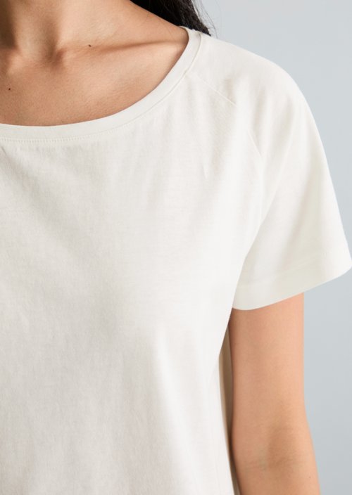 T-shirt regular — Silky White