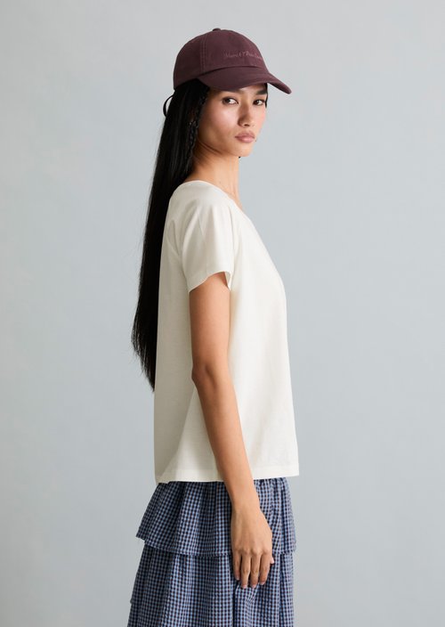 T-shirt regular — Silky White