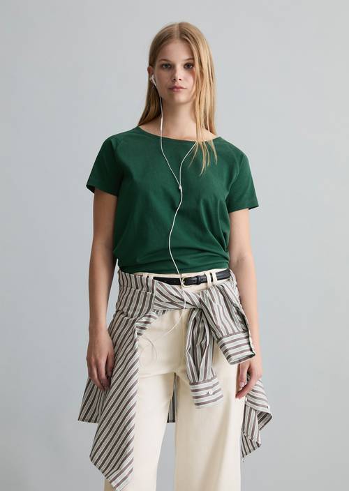 T-shirt regular Rich Emerald in front view