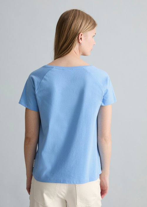 T-shirt regular — Flaxflower Blue