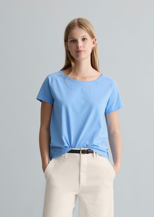 T-shirt regular — Flaxflower Blue