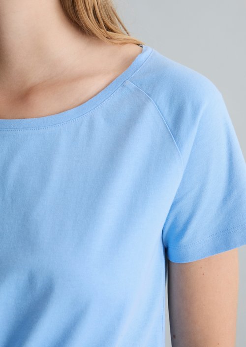 T-shirt regular — Flaxflower Blue