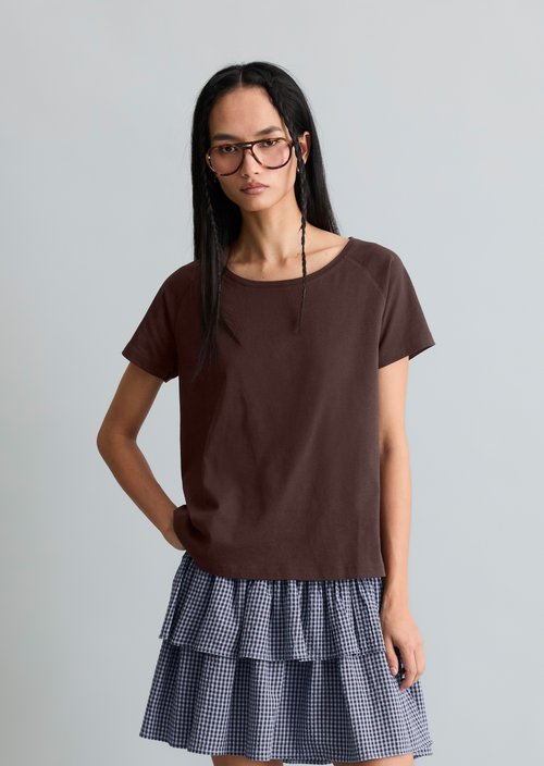 T-shirt regular — Burnt Aubergine