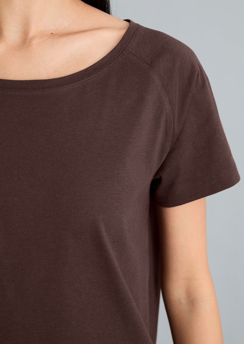 T-shirt regular — Burnt Aubergine