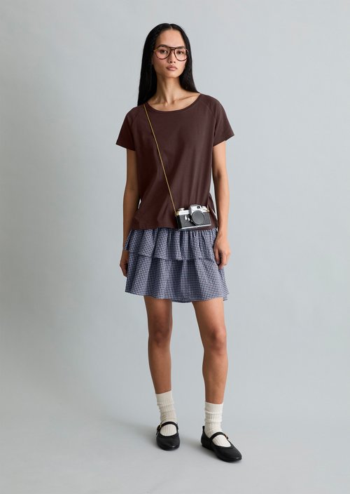 T-shirt regular — Burnt Aubergine