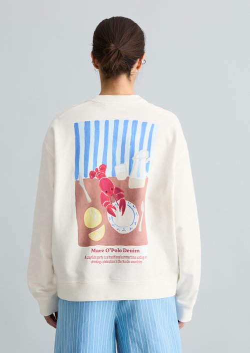 Oversized Sweatshirt — Silky White