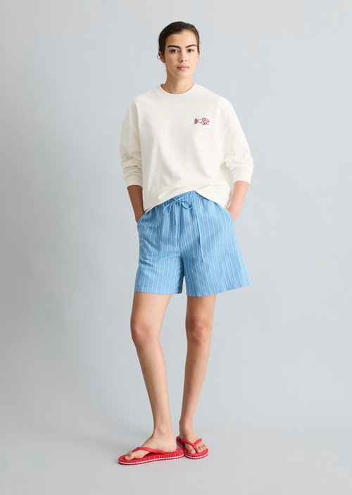 Oversized Sweatshirt — Silky White