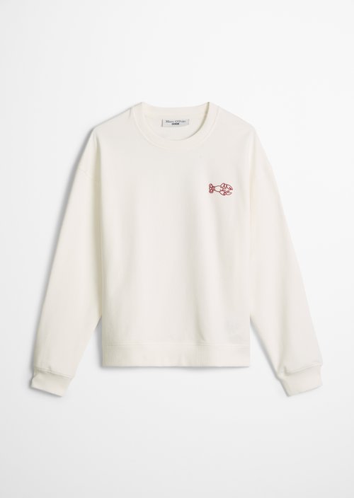 Oversized Sweatshirt — Silky White