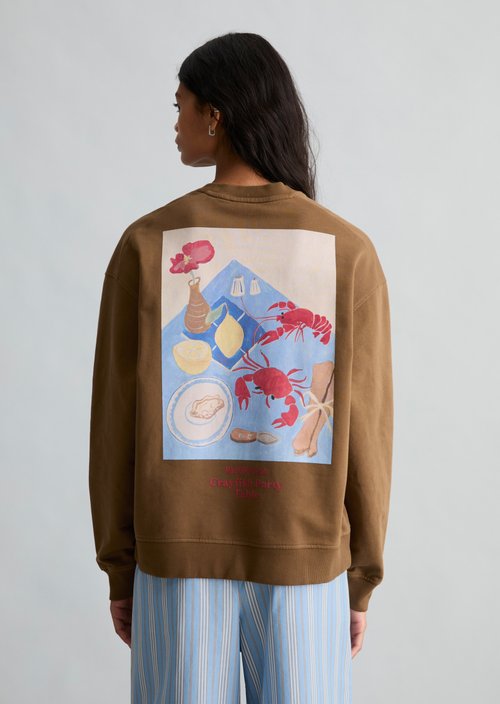 Oversized Sweatshirt — Umbra Brown