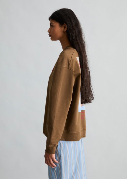 Oversized Sweatshirt — Umbra Brown