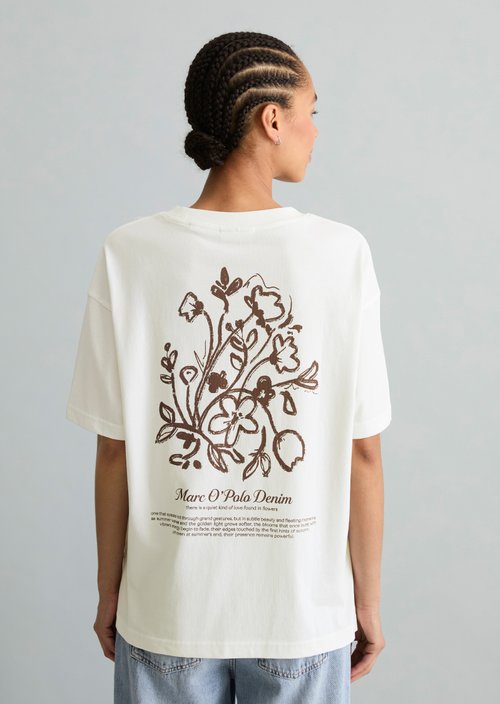 Logo T-shirt relaxed — Silky White