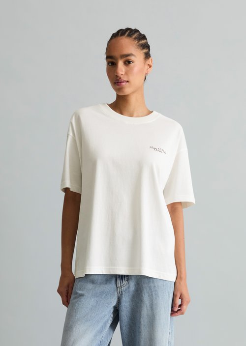 Logo T-shirt relaxed — Silky White