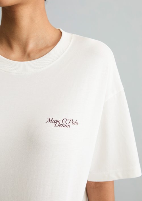 Logo T-shirt relaxed — Silky White