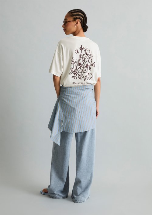 Logo T-shirt relaxed — Silky White