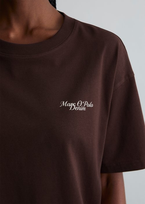 Logo T-shirt relaxed — Burnt Aubergine
