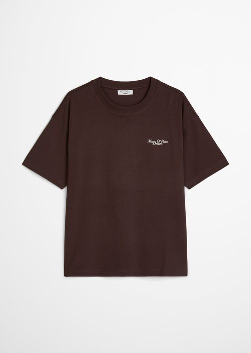 Logo T-shirt relaxed — Burnt Aubergine