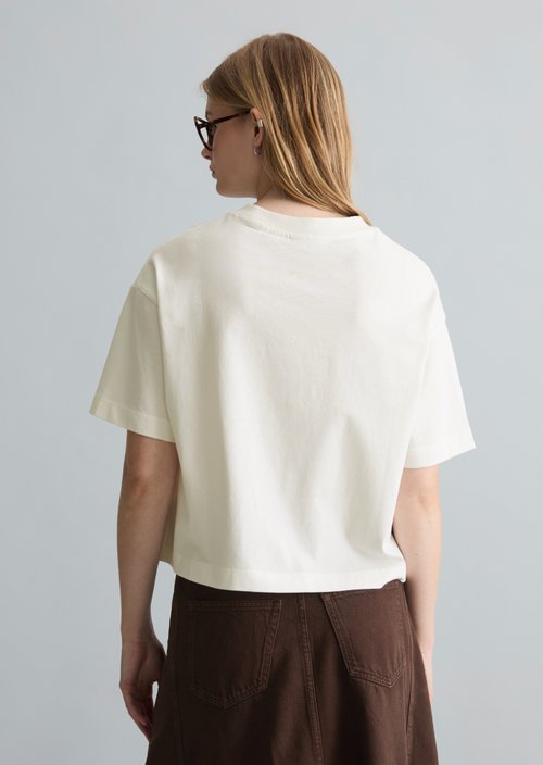 Logo T-shirt relaxed — Silky White