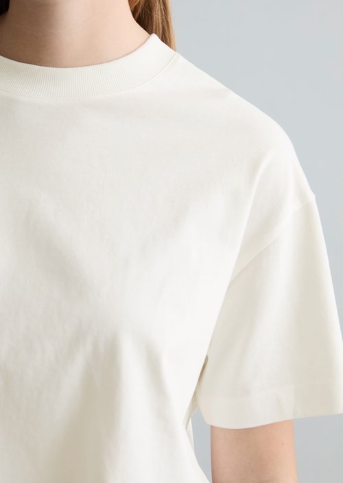 Logo T-shirt relaxed — Silky White