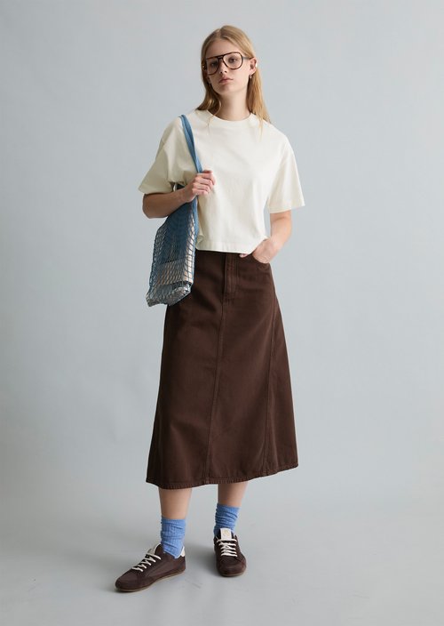 Logo T-shirt relaxed — Silky White