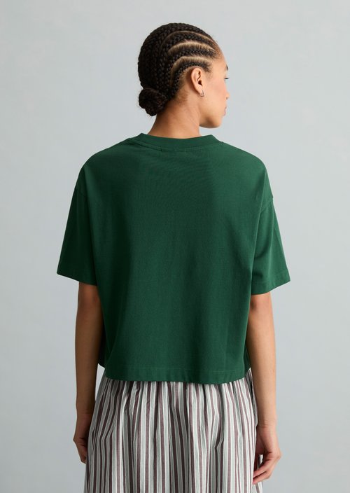 Logo T-shirt relaxed — Rich Emerald