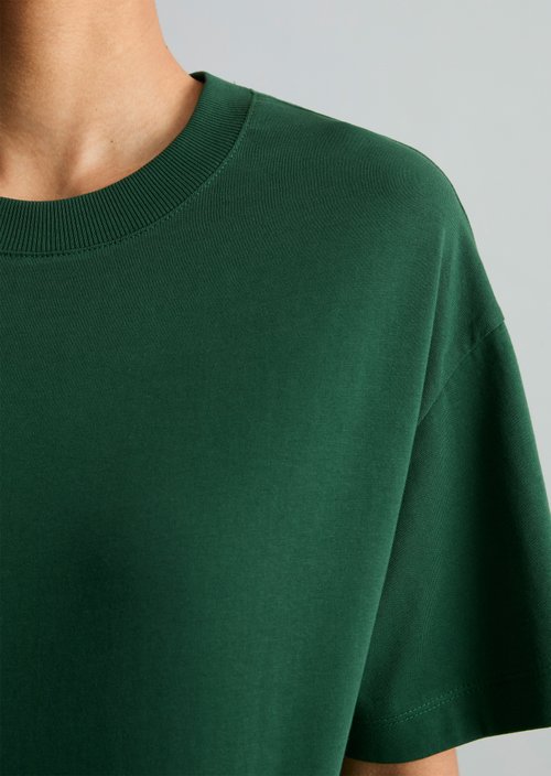 Logo T-shirt relaxed — Rich Emerald