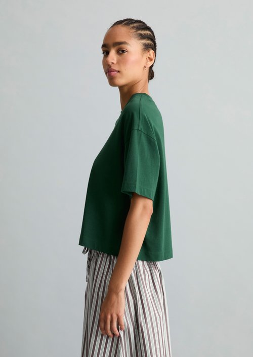 Logo T-shirt relaxed — Rich Emerald