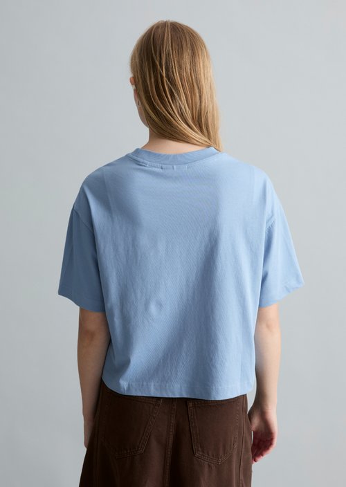 Logo T-shirt relaxed — Flaxflower Blue