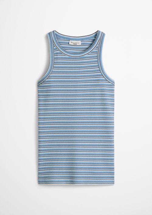 DfC ribbed top slim — Light Blue