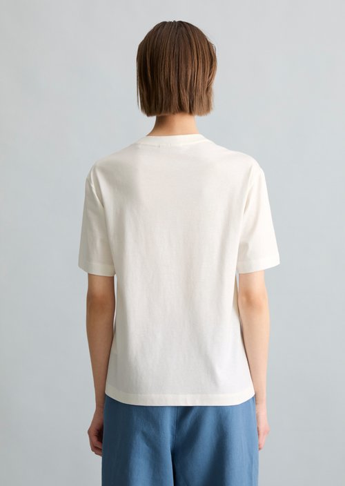 Basic regular T-shirt — Silky White