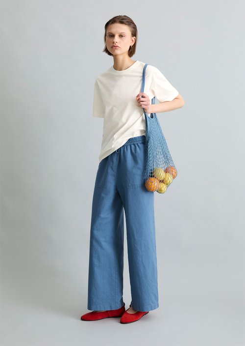 Basic regular T-shirt — Silky White