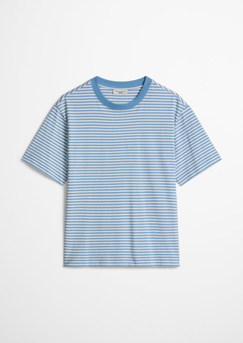 Regular striped T-shirt — Light Blue