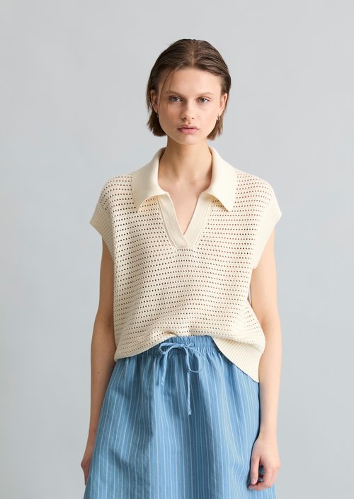 Sweater regular — Creamy White