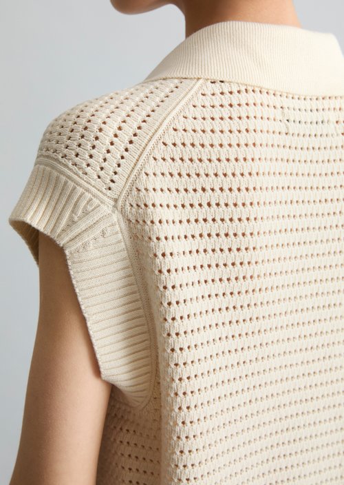 Sweater regular — Creamy White