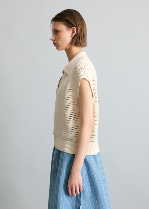 Sweater regular — Creamy White